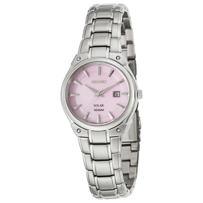 Front view of Seiko Core Women's Solar Powered Quartz Watch SUT127