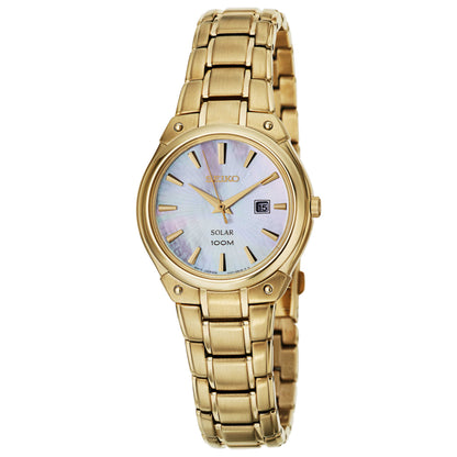 Front view of Seiko Core Women's Solar Powered Quartz Watch SUT130