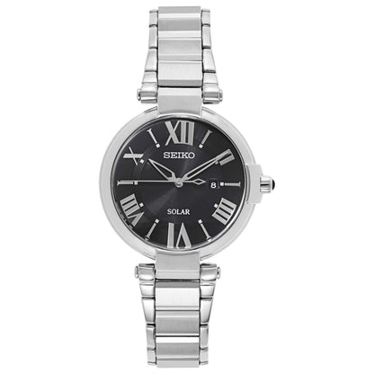 Front view of Seiko Recraft Series Women's Solar Powered Quartz Watch SUT173