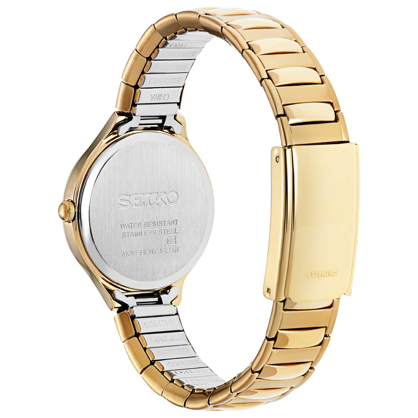Seiko Core Women's Solar Powered Quartz Watch SUT180 - Image #2