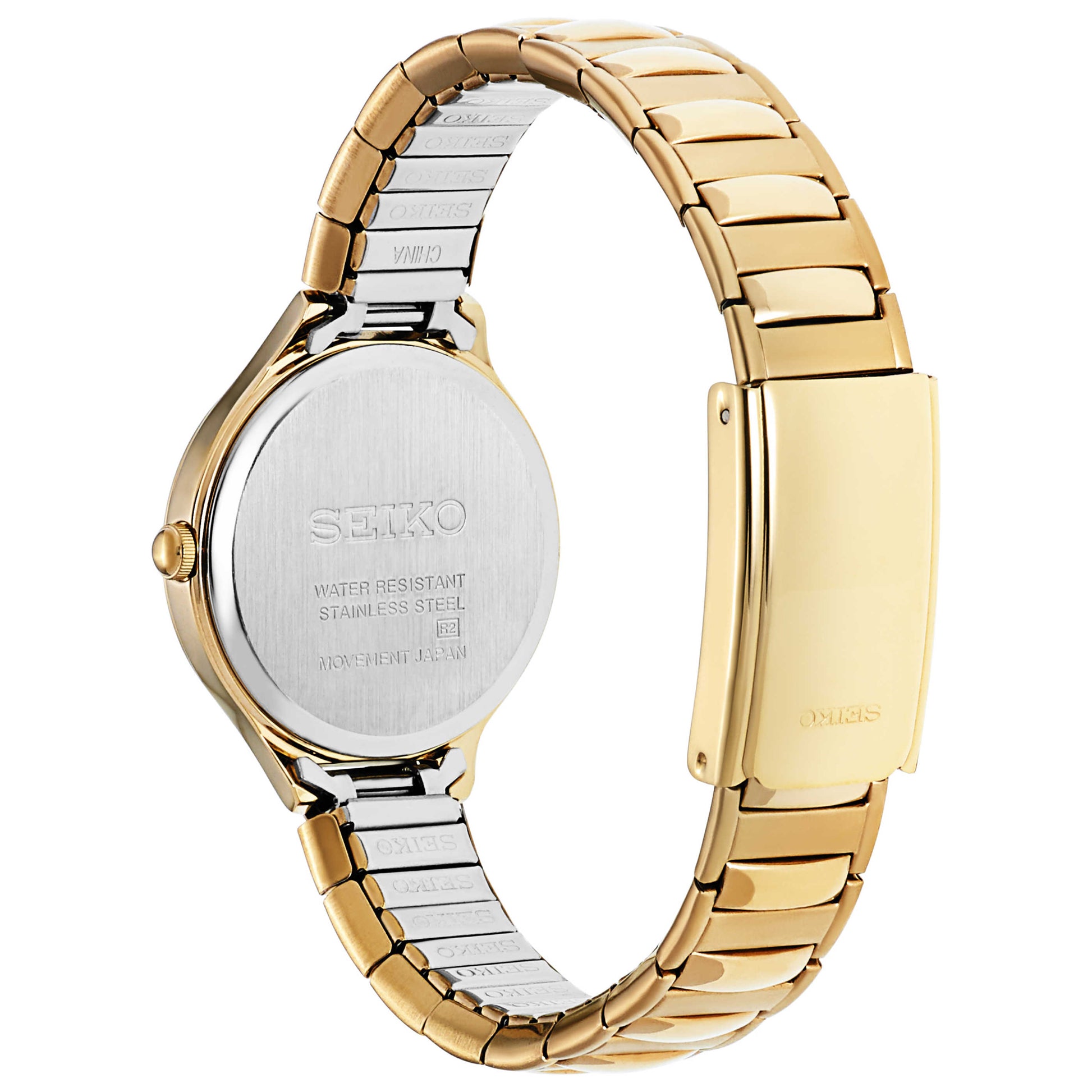 Seiko Core Women's Solar Powered Quartz Watch SUT180 - Image #2