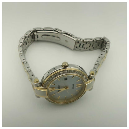 Seiko Tressia Women's Solar Powered Quartz Watch SUT198-PO - Image #8