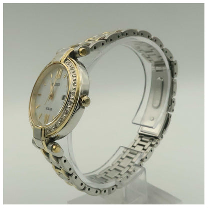 Seiko Tressia Women's Solar Powered Quartz Watch SUT198-PO - Image #4
