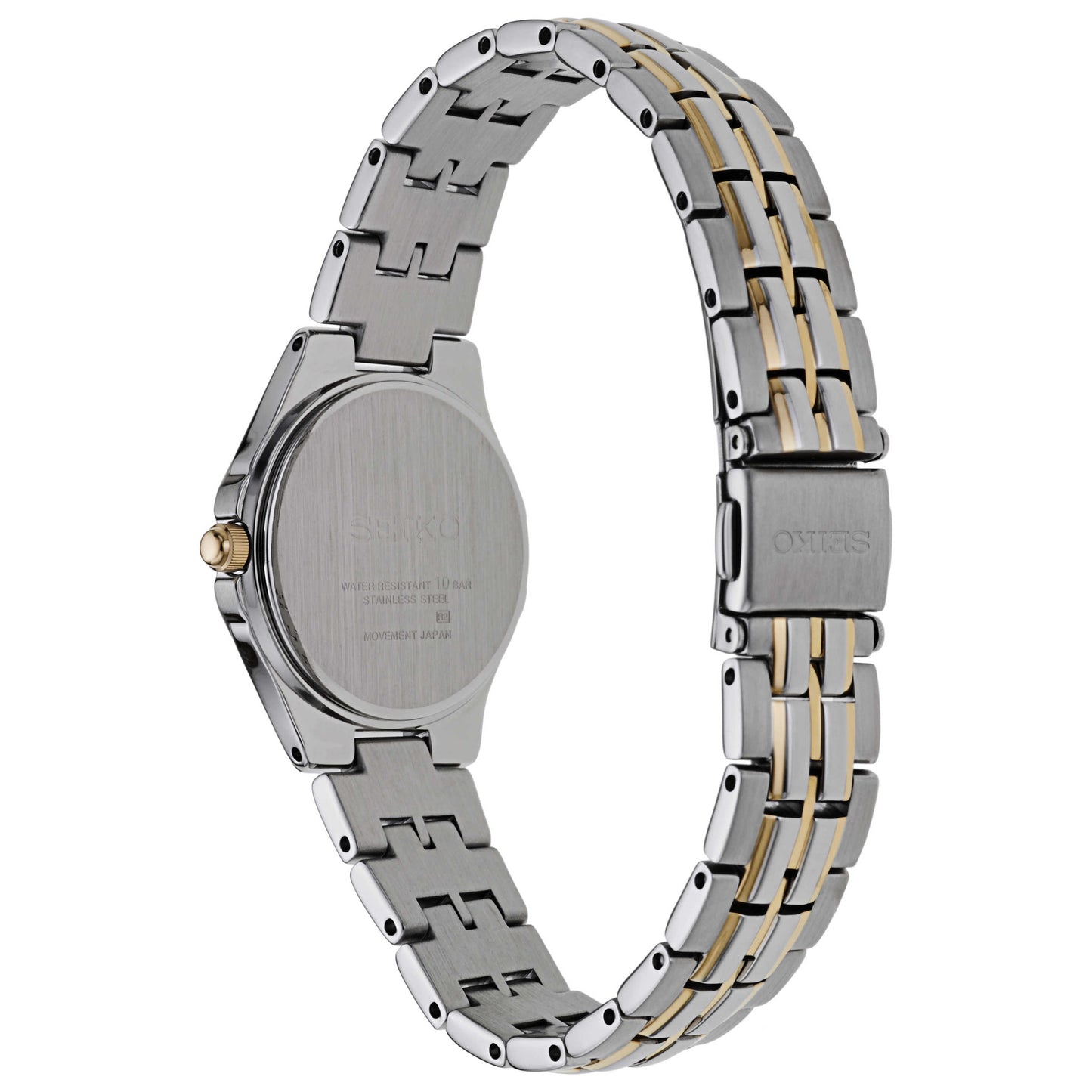 Seiko Core Women's Solar Powered Quartz Watch SUT224 - Image #2