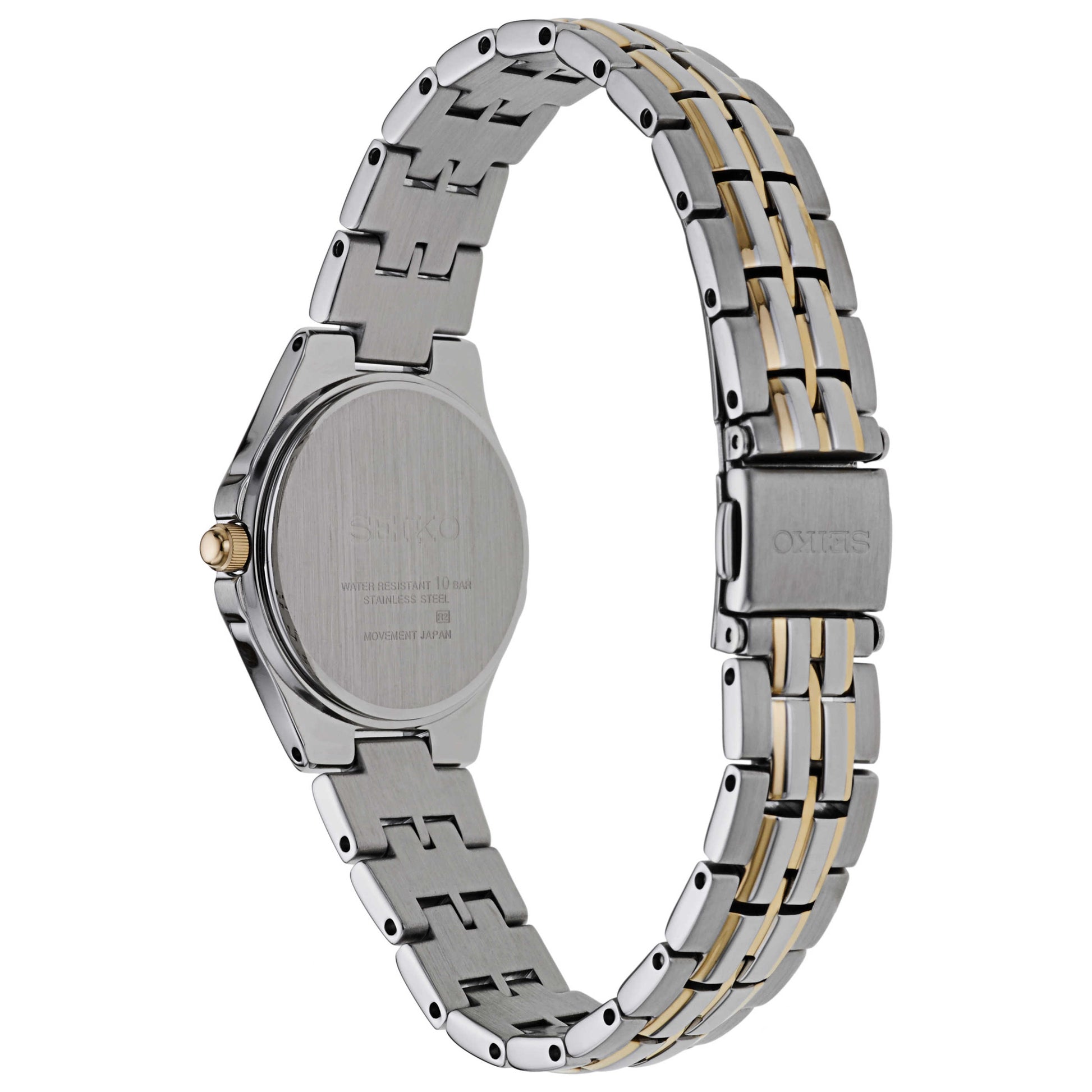 Seiko Core Women's Solar Powered Quartz Watch SUT224 - Image #2