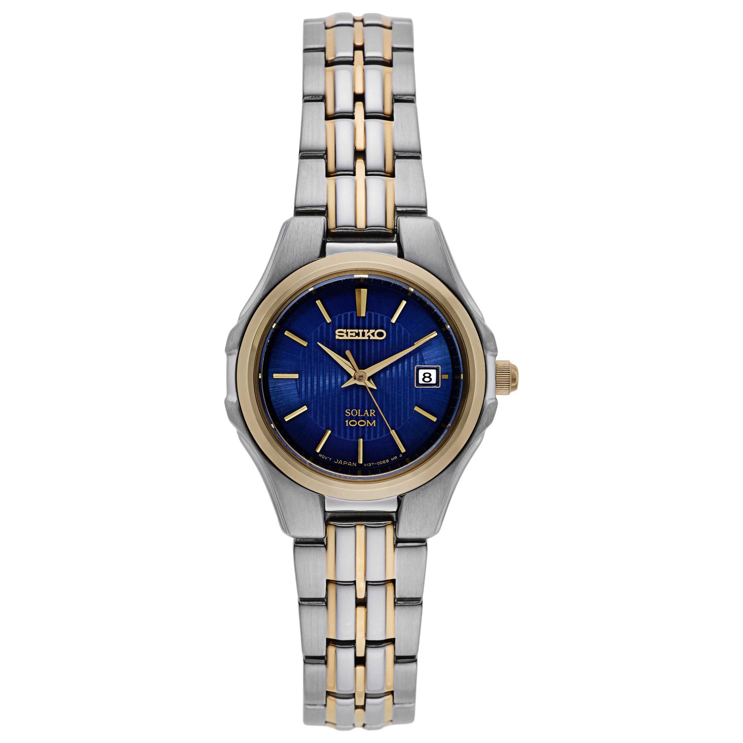 Front view of Seiko Core Women's Solar Powered Quartz Watch SUT224