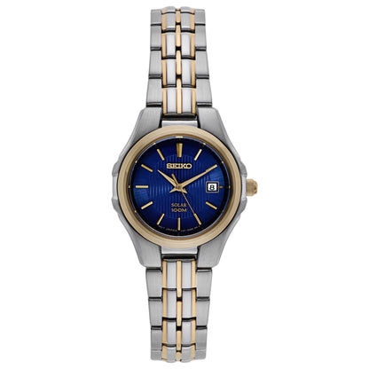 Front view of Seiko Core Women's Solar Powered Quartz Watch SUT224