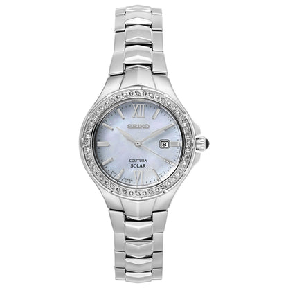 Front view of Seiko Coutura Women's Solar Powered Quartz Watch SUT239