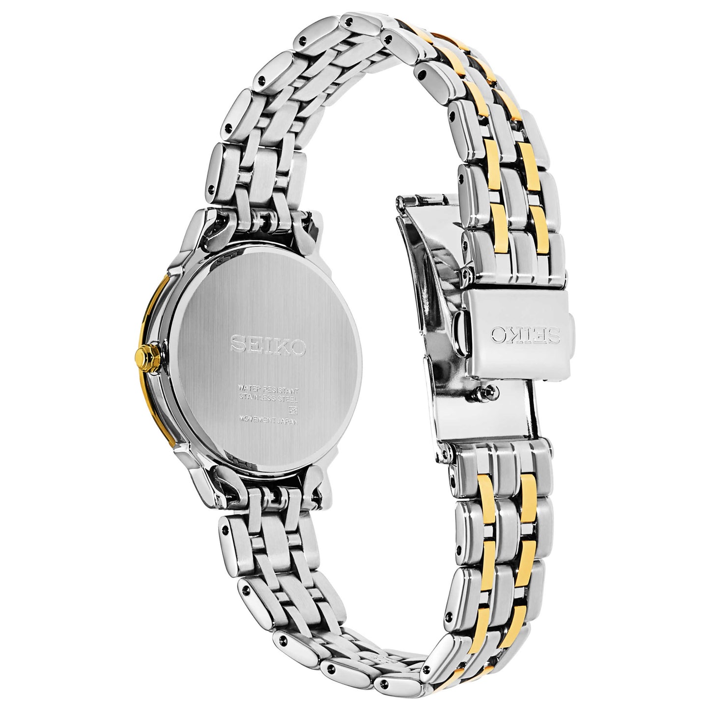 Seiko Diamond Women's Solar Powered Quartz Watch SUT278 - Image #7