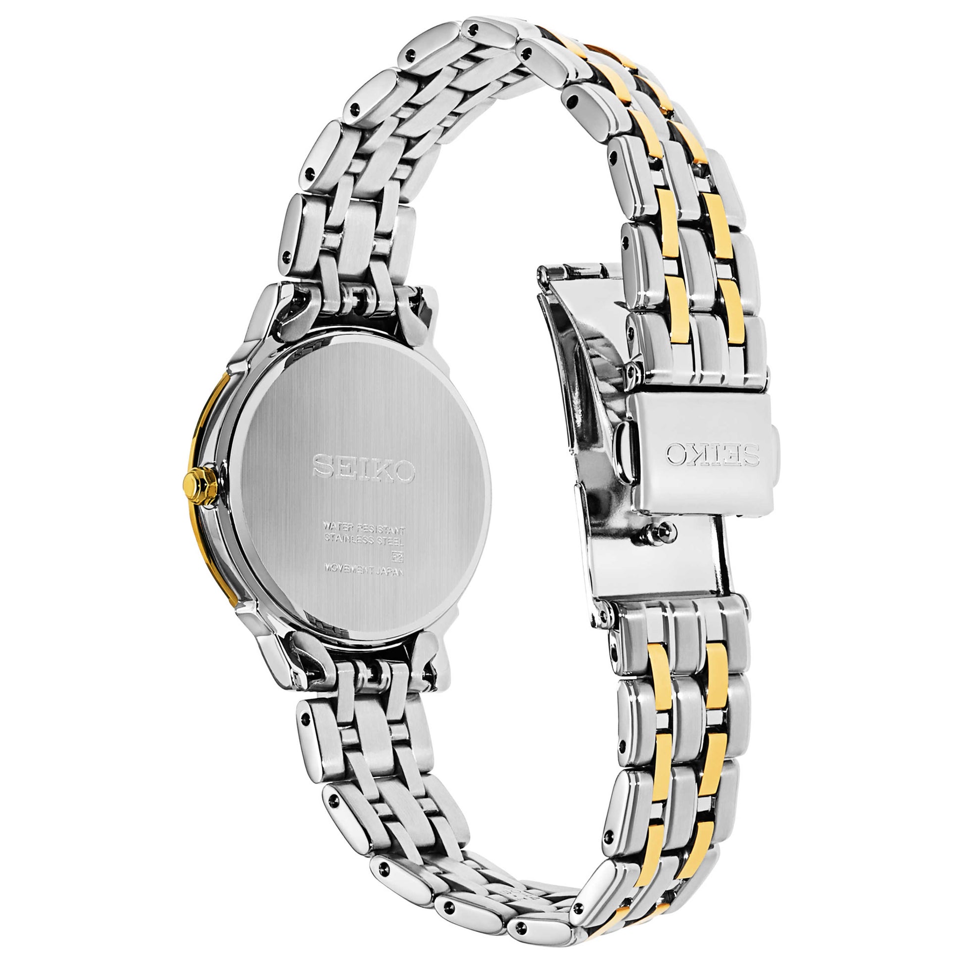 Seiko Diamond Women's Solar Powered Quartz Watch SUT278 - Image #7