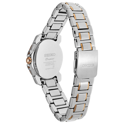 Seiko Premier Women's Solar Powered Quartz Watch SUT322 - Image #2