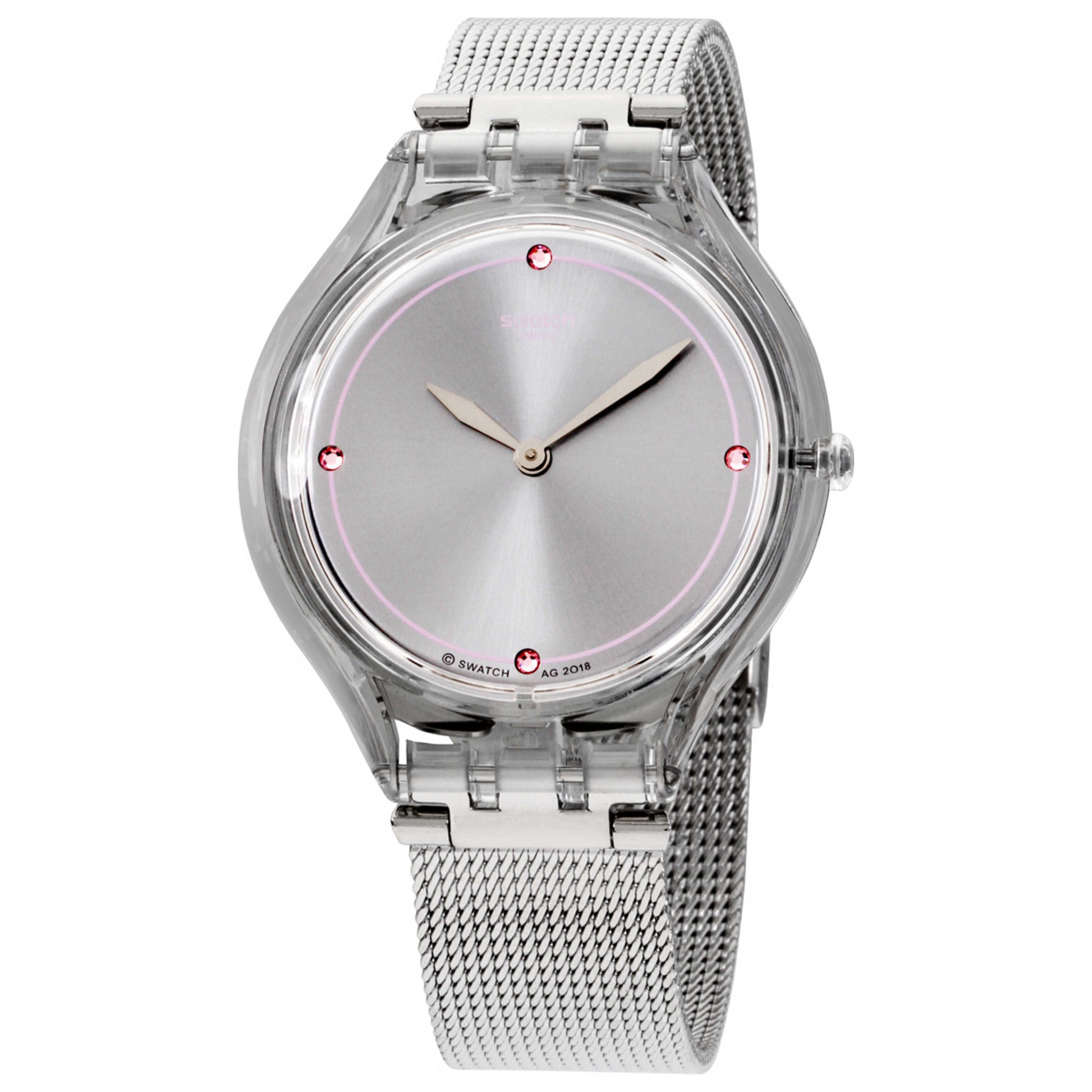 Front view of Swatch Casual Women's Quartz Watch SVOK105M