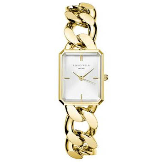 Front view of Rosefield Octagon Women's Quartz Watch SWGSG-O55