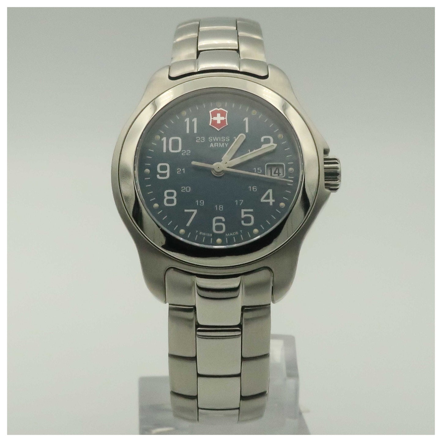 Front view of Victorinox Swiss Army Officer's Women's Swiss Quartz (Battery-Powered) Watch SWISSA-24570-PO