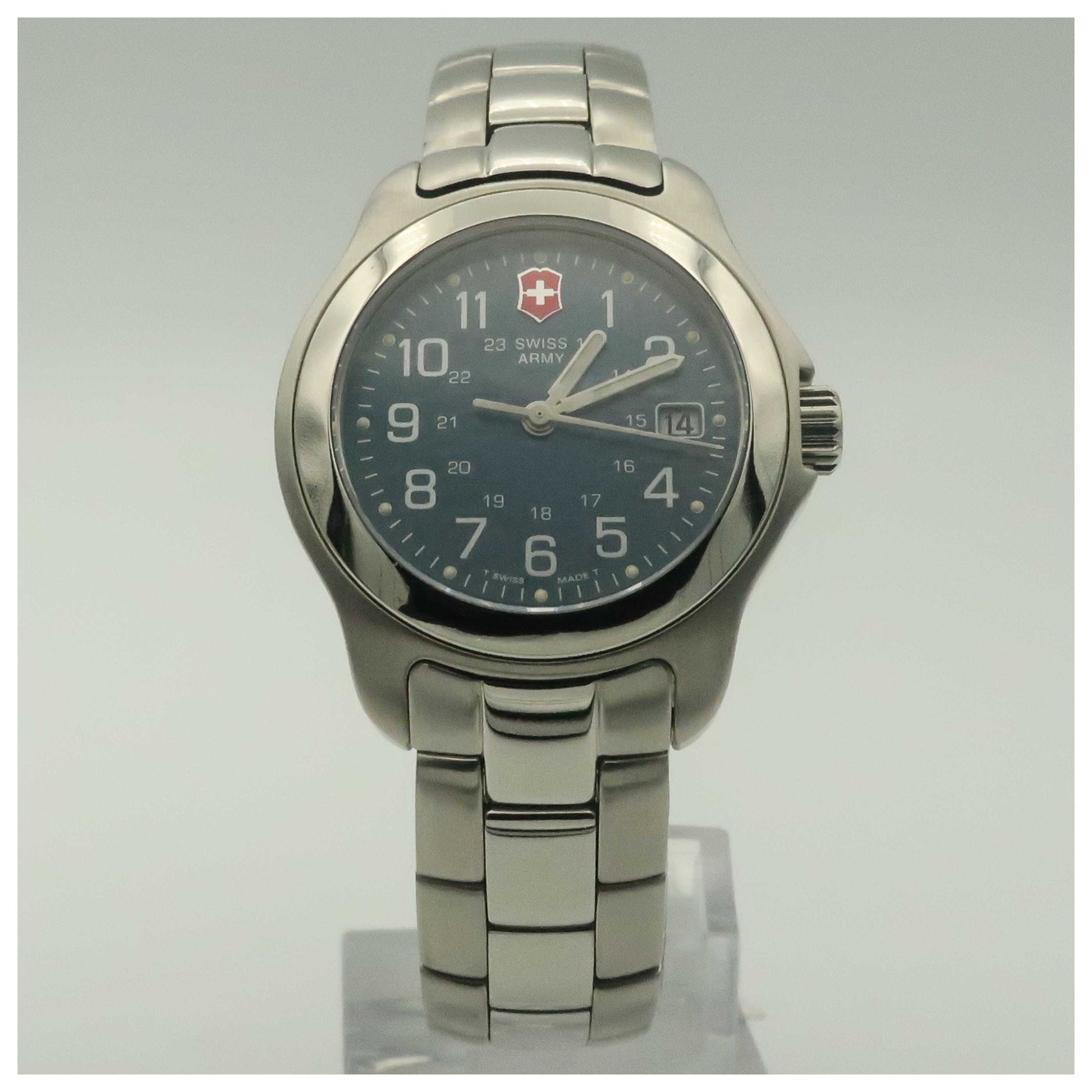 Front view of Victorinox Swiss Army Officer's Women's Swiss Quartz (Battery-Powered) Watch SWISSA-24570-PO