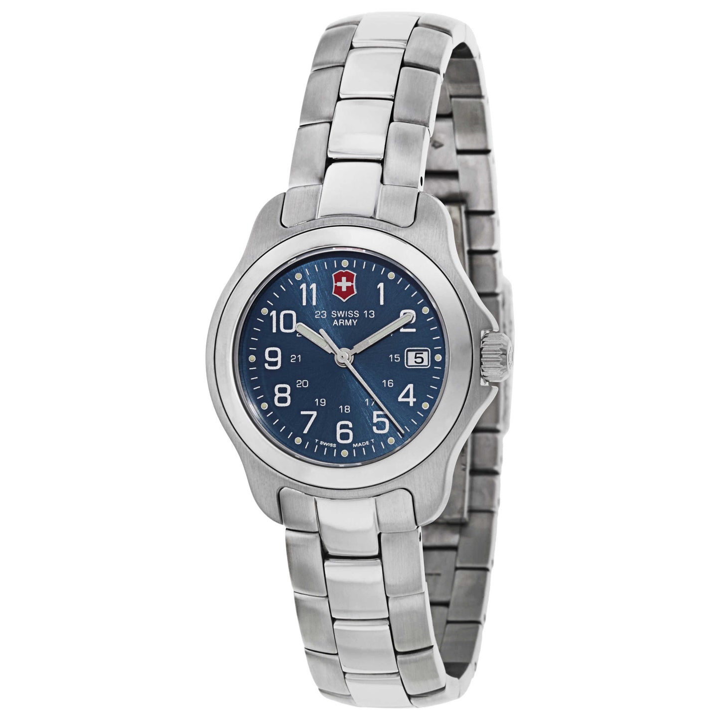 Front view of Victorinox Swiss Army Officer's Women's Swiss Quartz (Battery-Powered) Watch SWISSA-24570
