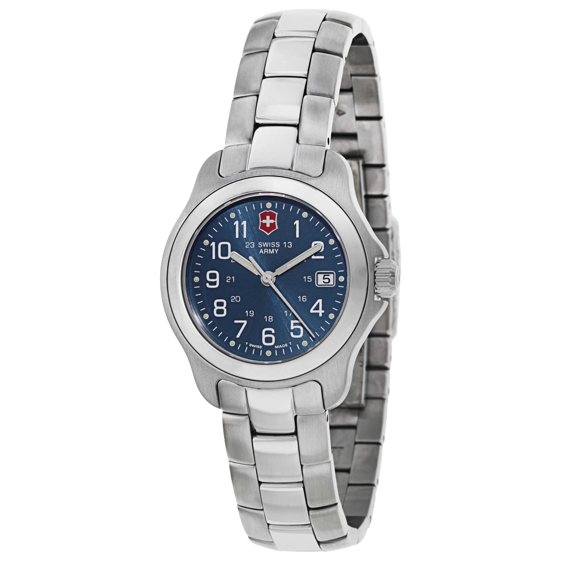 Front view of Victorinox Swiss Army Officer's Women's Swiss Quartz (Battery-Powered) Watch SWISSA-24570