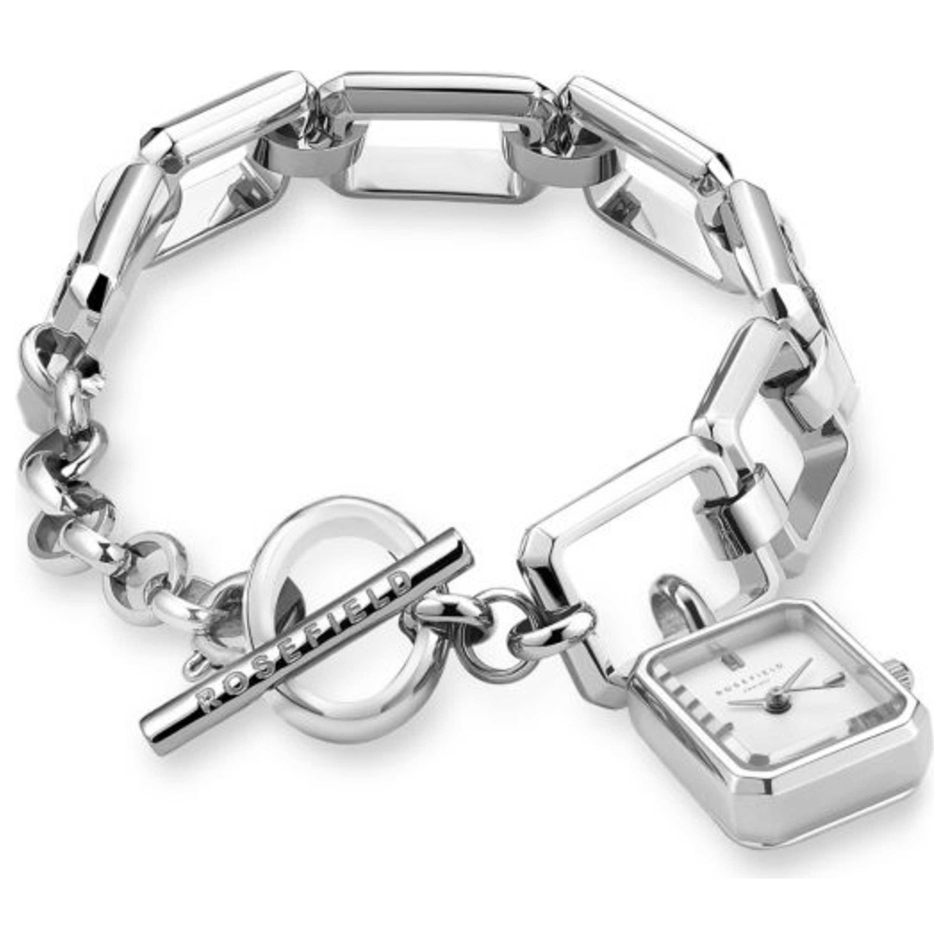 Front view of Rosefield Octagon Women's Quartz Chain SWSSS-O53