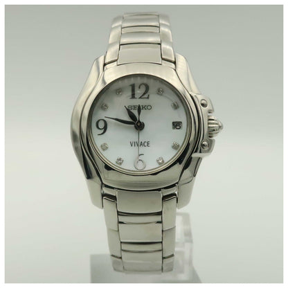 Front view of Seiko Vivace Women's Quartz Watch SXD685-SD