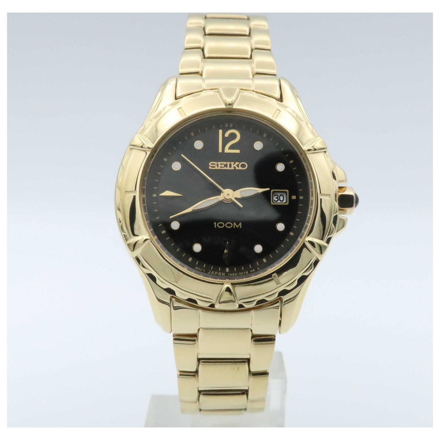 Front view of Seiko Women's Quartz Watch SXDA96-PO