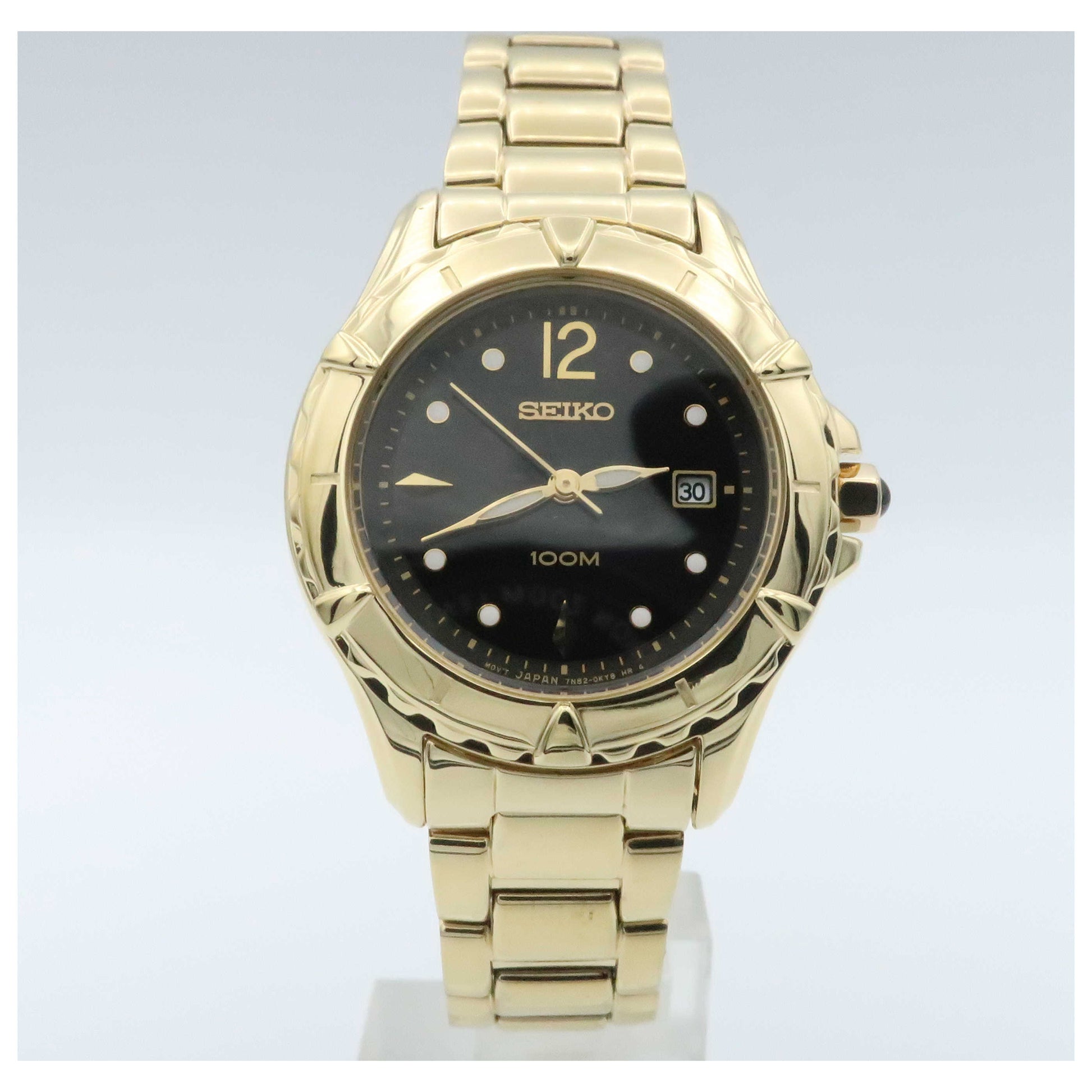 Front view of Seiko Women's Quartz Watch SXDA96-PO