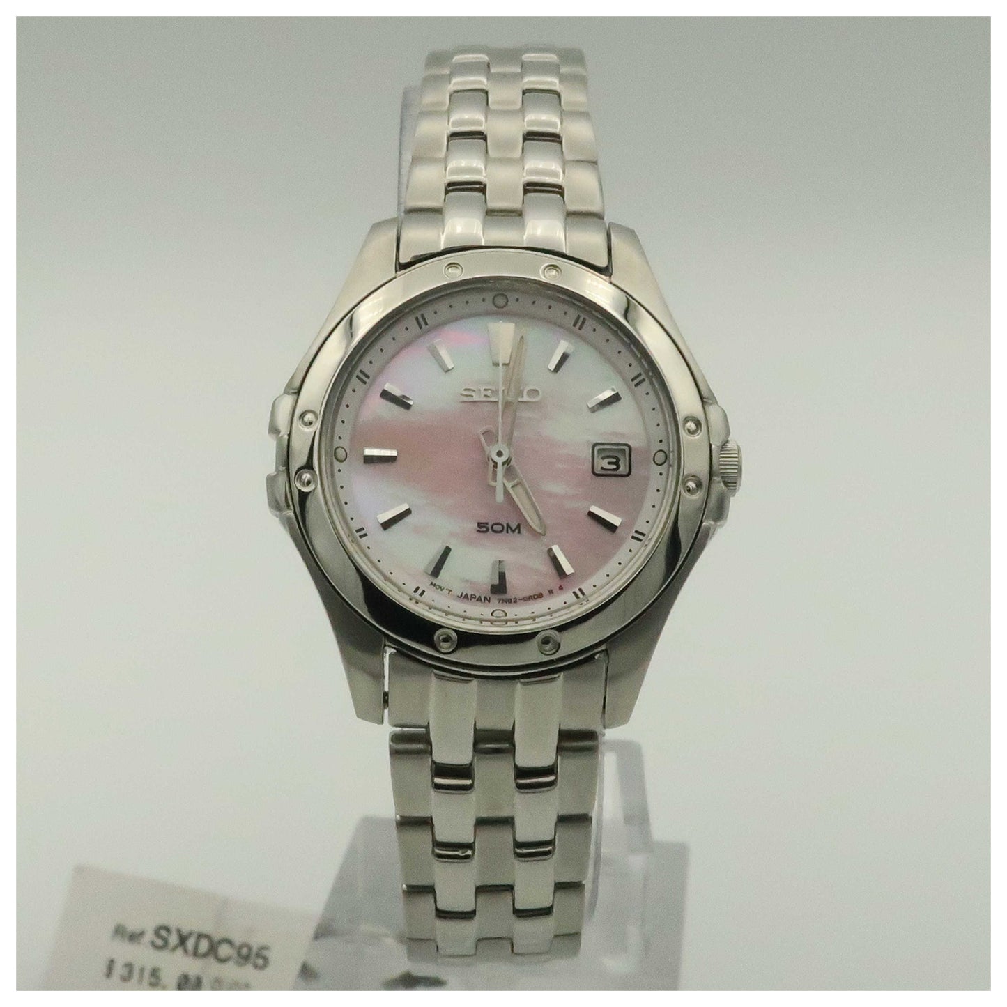 Front view of Seiko Le Grand Sport Women's Japanese Quartz (Battery-Powered) Watch SXDC95-SD