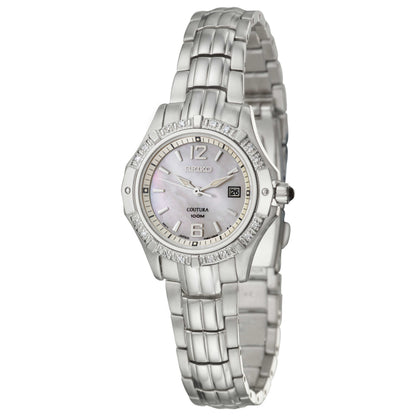 Front view of Seiko Coutura Women's Quartz Watch SXDE19