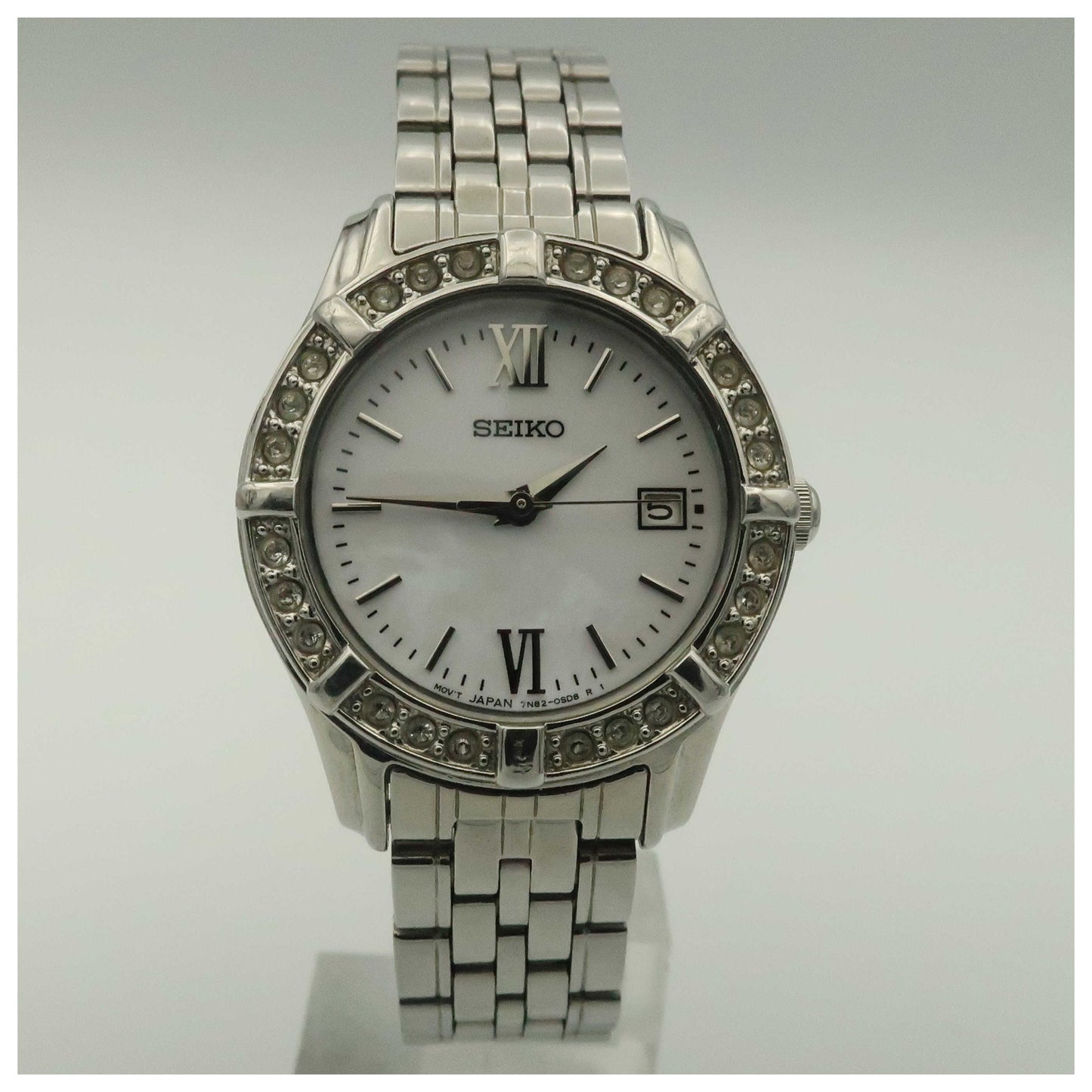 Front view of Seiko Dress Women's Quartz Watch SXDE49-PO