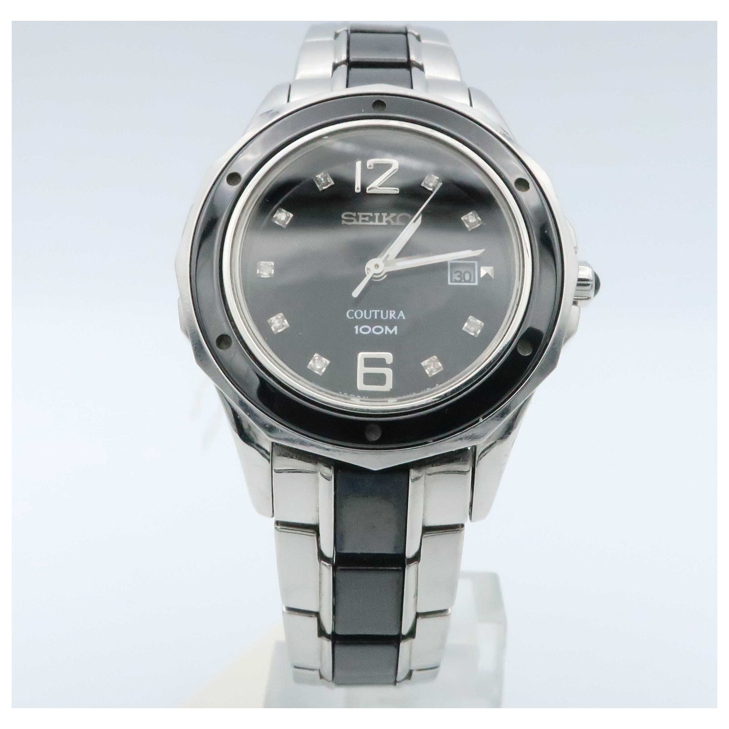 Front view of Seiko Coutura Women's Japanese Quartz (Battery-Powered) Watch SXDF01-PO