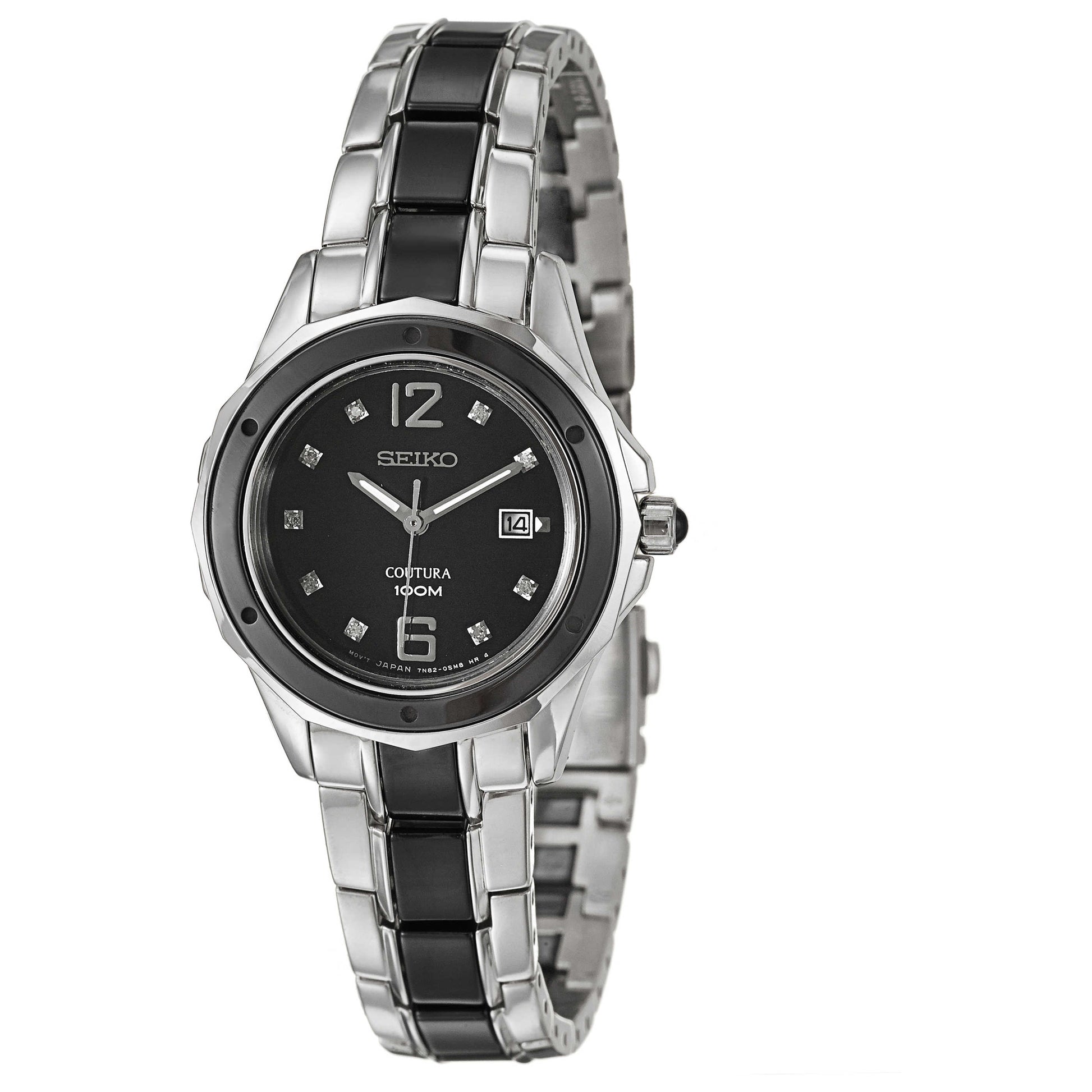 Front view of Seiko Coutura Women's Japanese Quartz (Battery-Powered) Watch SXDF01