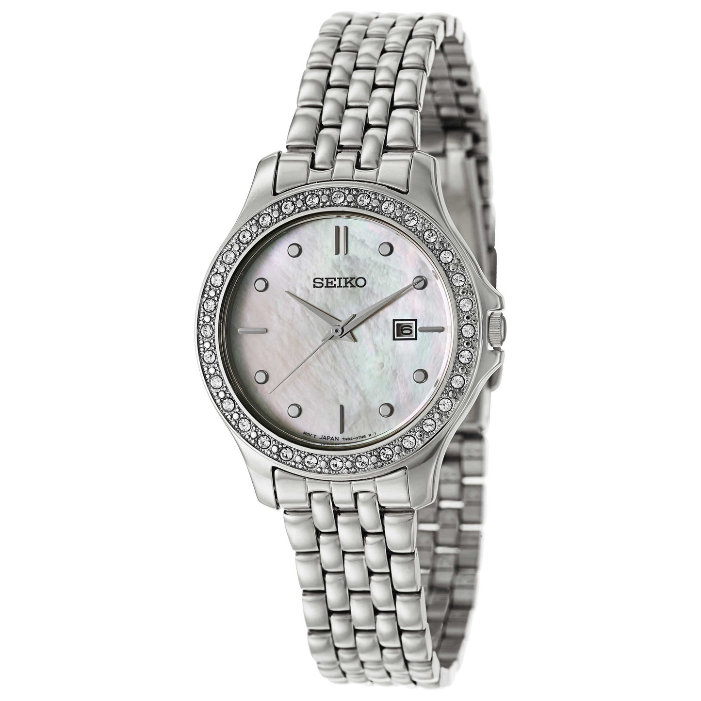 Front view of Seiko Dress Women's Japanese Quartz (Battery-Powered) Watch SXDF87