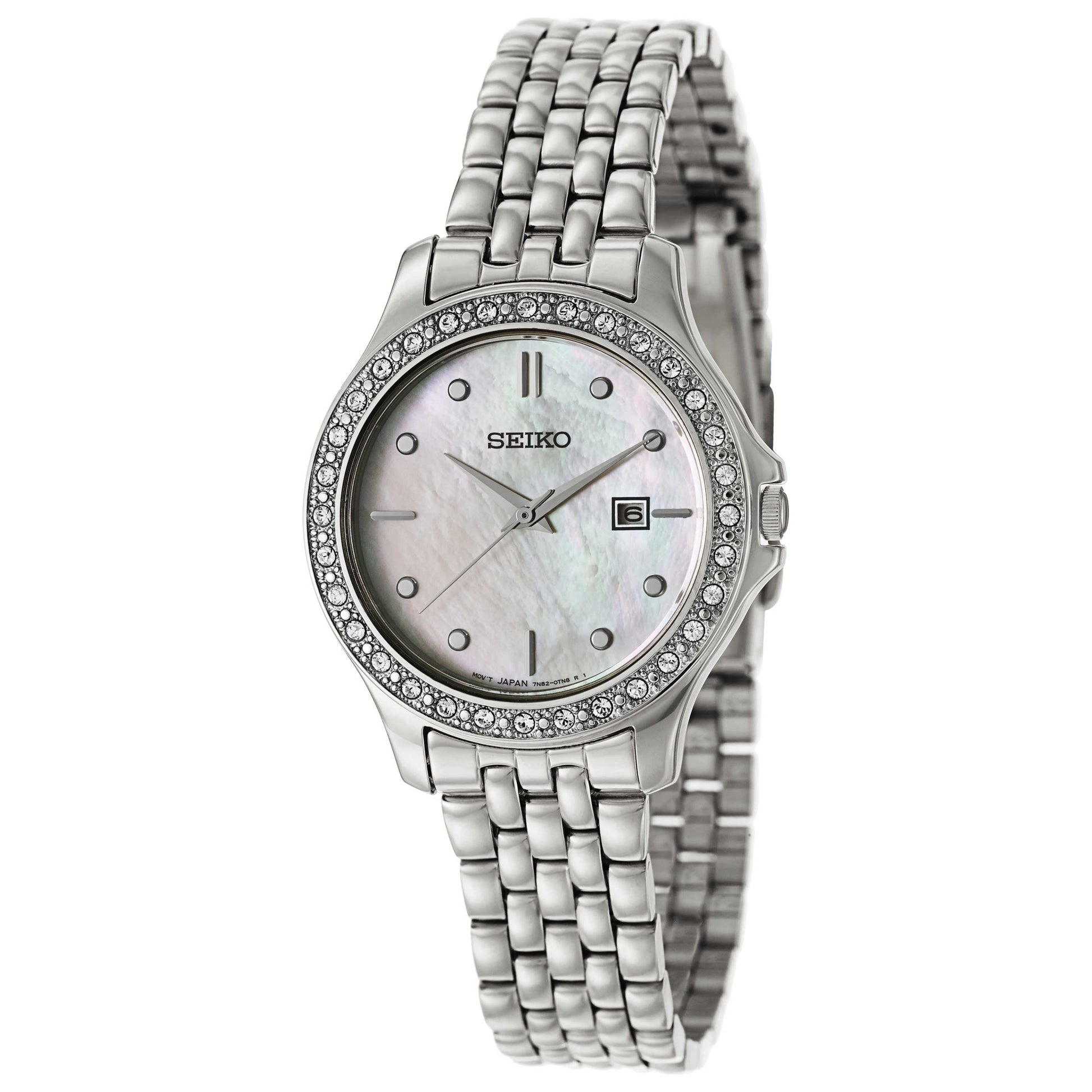 Front view of Seiko Dress Women's Japanese Quartz (Battery-Powered) Watch SXDF87