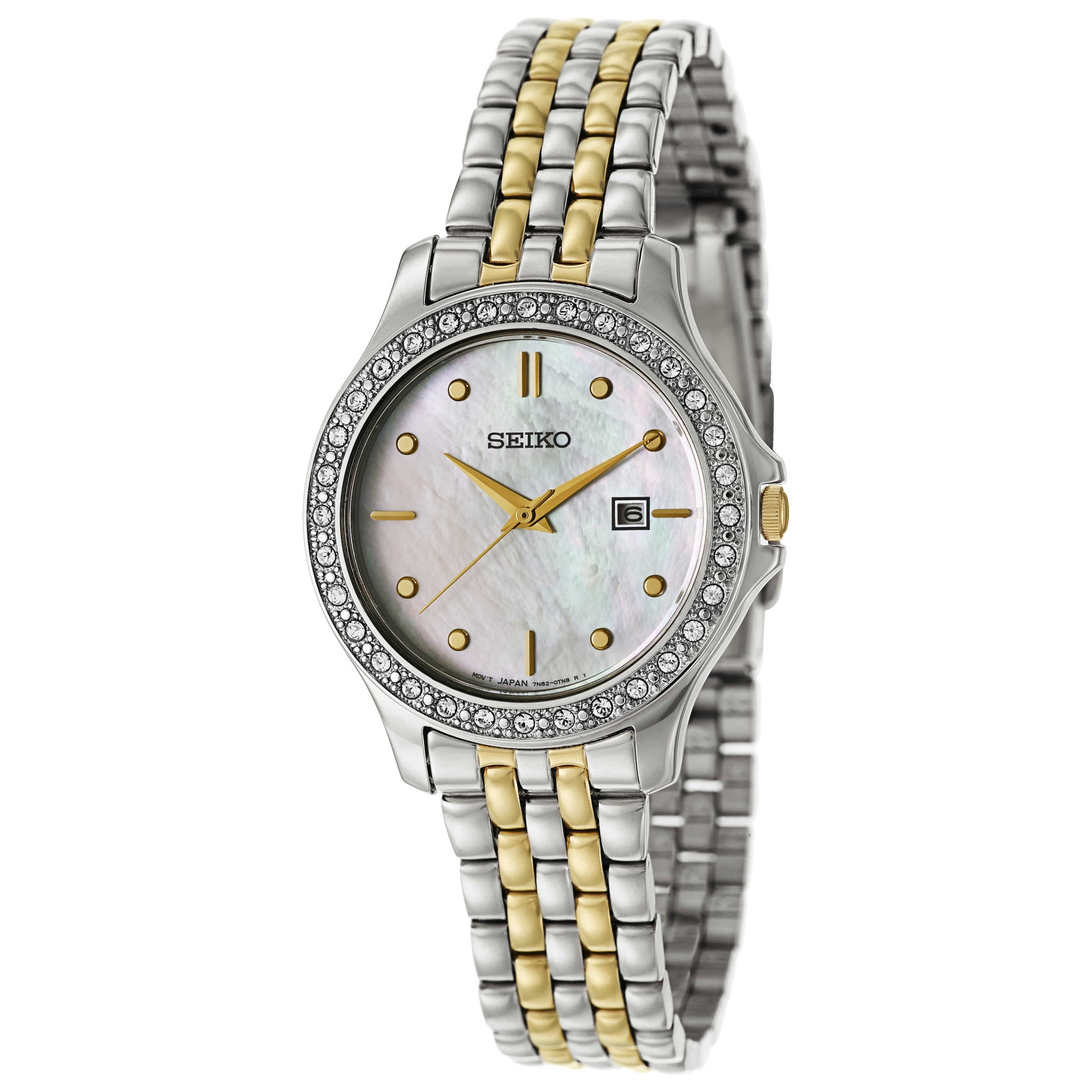 Front view of Seiko Dress Women's Japanese Quartz (Battery-Powered) Watch SXDF91
