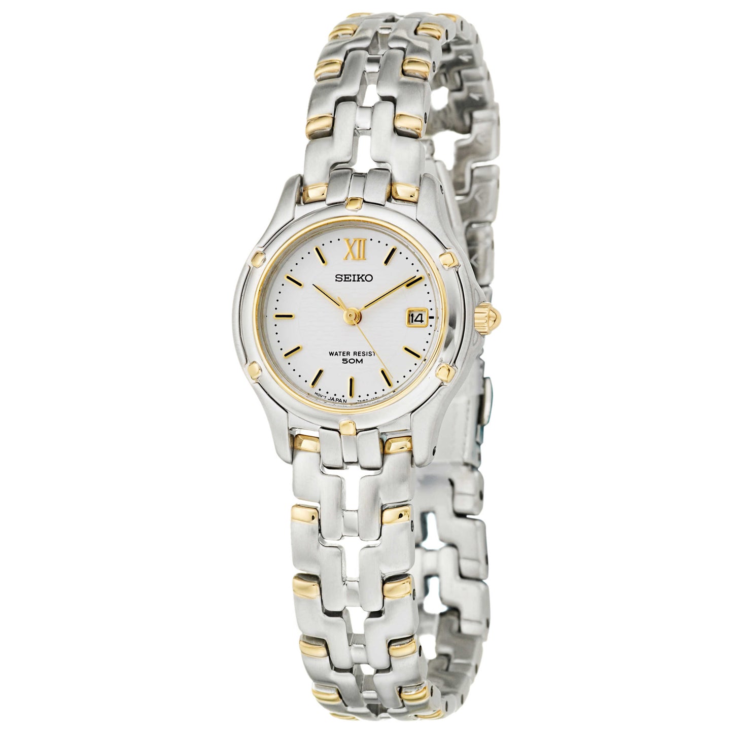 Front view of Seiko Le Grand Sport Women's Quartz Watch SXE586