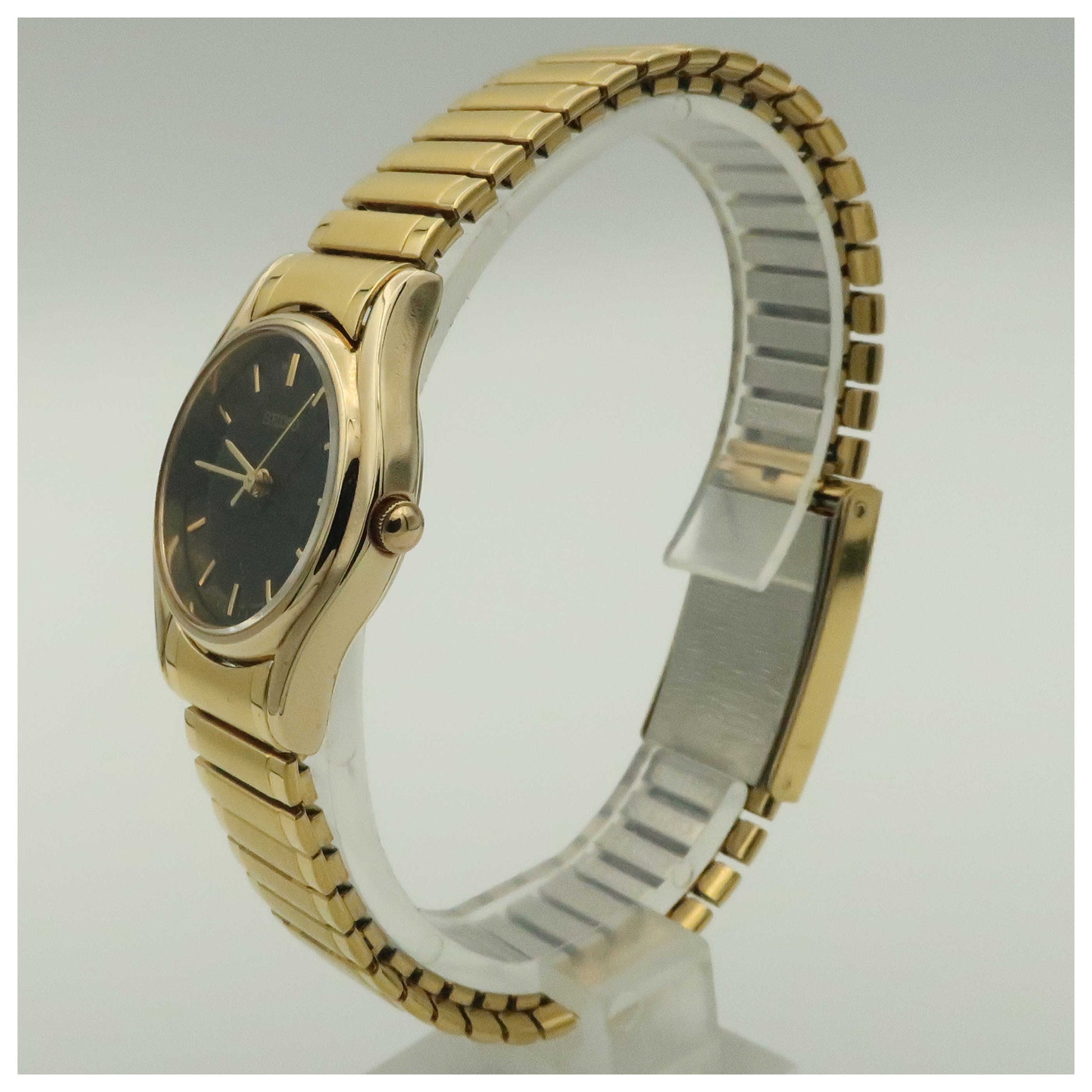 seiko ladies gold dress watch Seiko Neo Classic Yellow Gold Two Tone Women's Dress Watch SUR354P1 –  Chronobuy main image 0