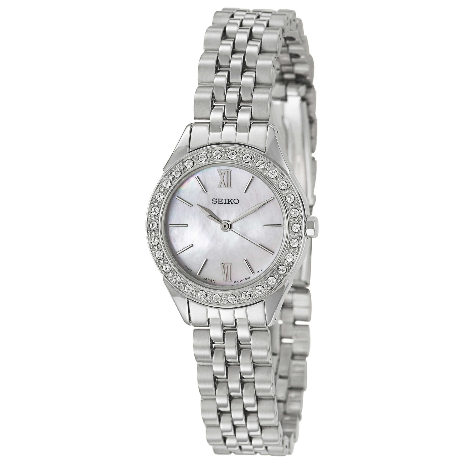 Front view of Seiko Dress Women's Japanese Quartz (Battery-Powered) Watch SXGP27P1