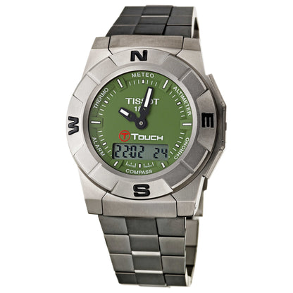 Front view of Tissot T-Touch Men's Swiss Quartz (Battery-Powered) Watch T0015204409100