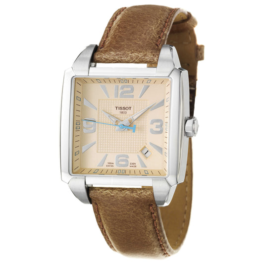 Front view of Tissot Quadrato Men's Swiss Quartz (Battery-Powered) Watch T00551016