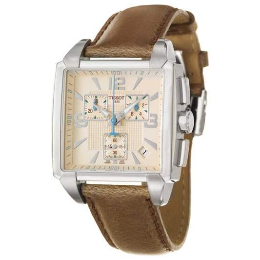 Front view of Tissot Quadrato Men's Swiss Quartz (Battery-Powered) Watch T00551716