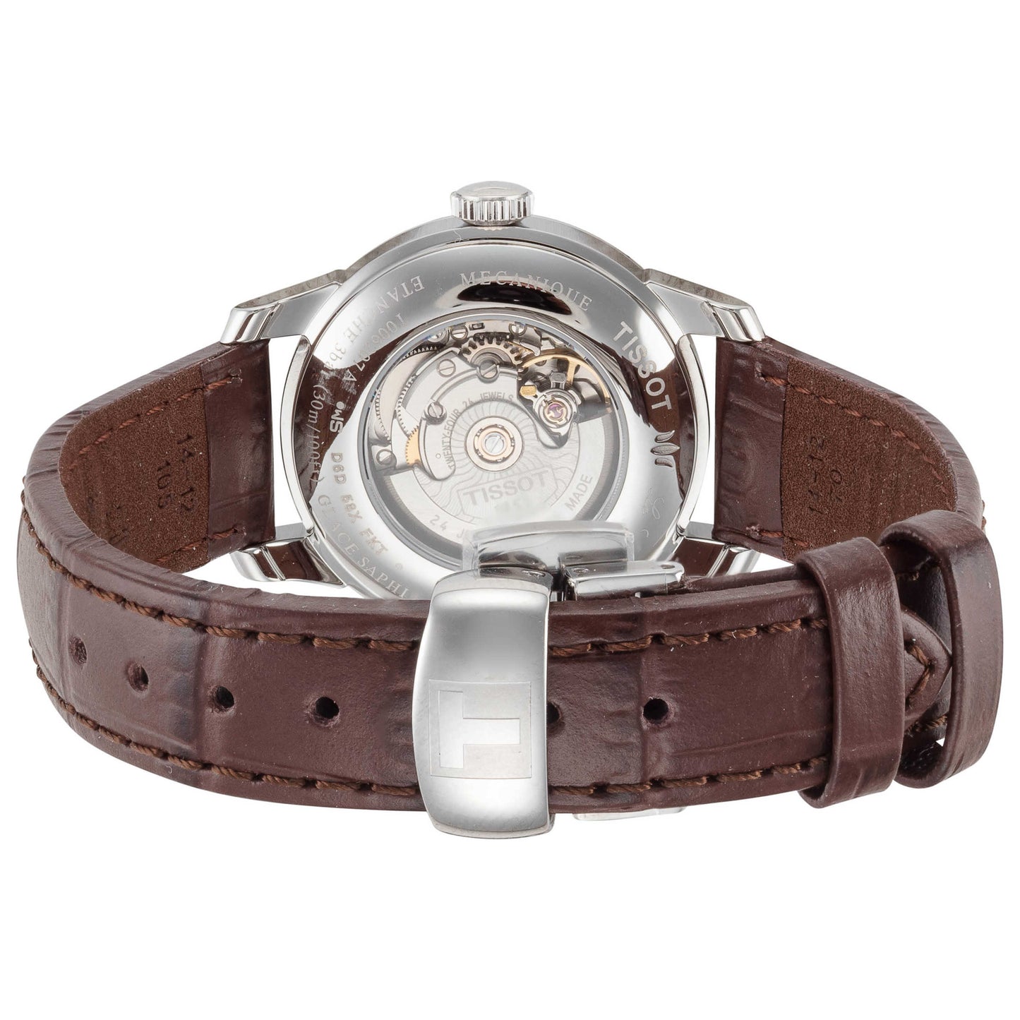 Back view of Tissot Le Locle Women's Automatic Watch T0062071603800