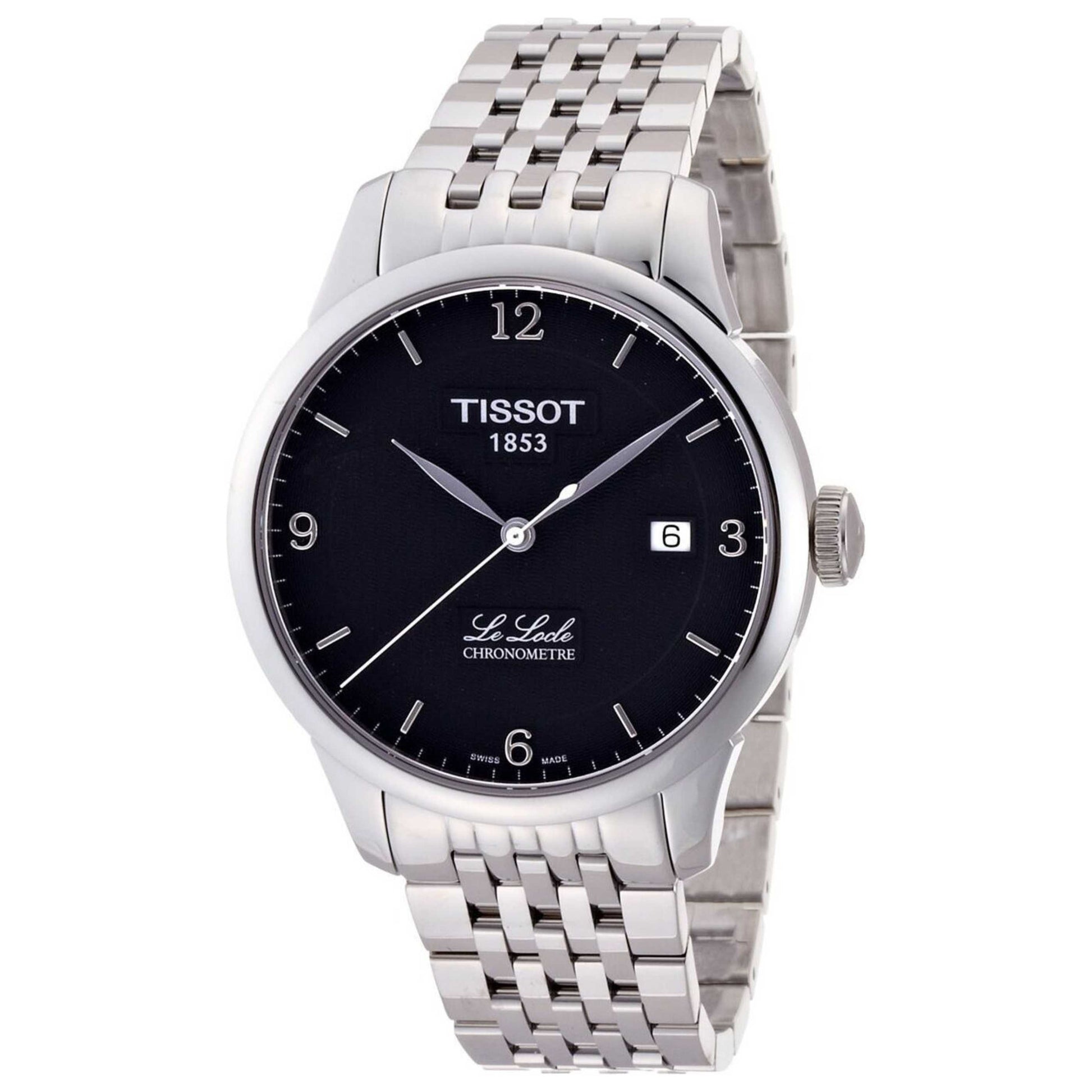 Front view of Tissot Le Locle Men's Automatic Watch T0064081105700