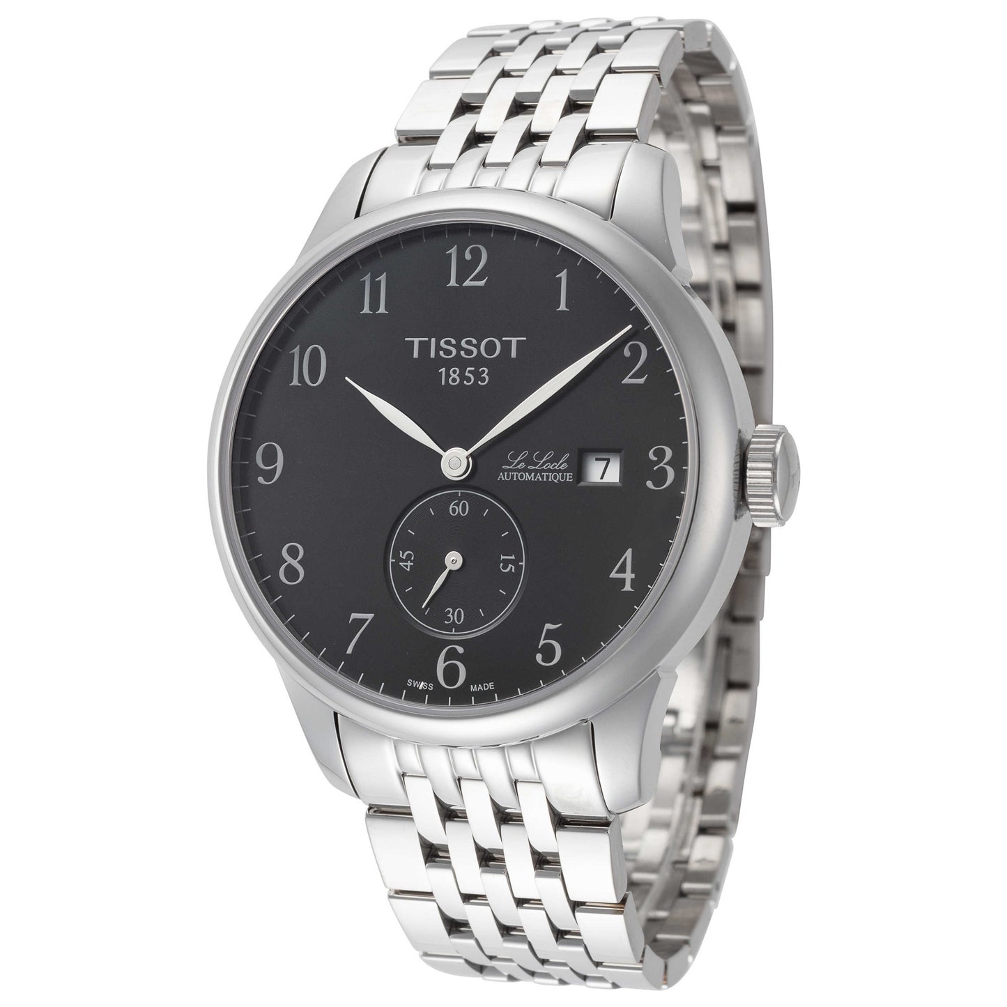 Front view of Tissot Le Locle Men's Automatic Watch T0064281105200