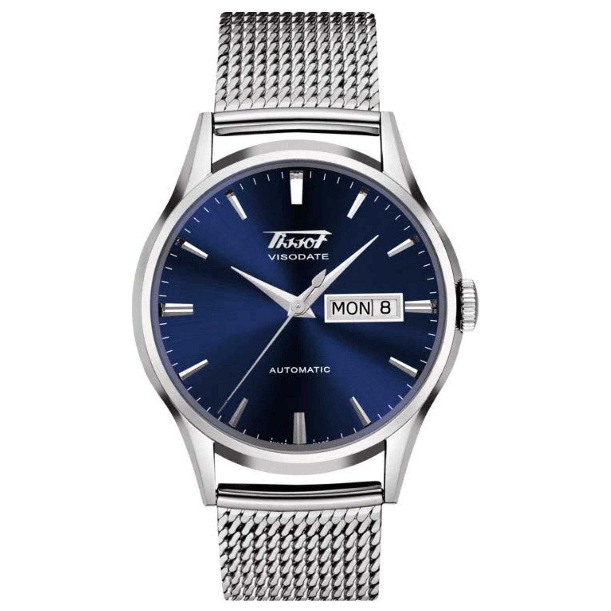 Front view of Tissot Heritage Visodate Men's Automatic Watch T0194301104100
