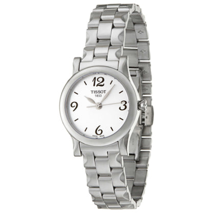 Front view of Tissot Stylis-T Women's Quartz Watch T0282101103700