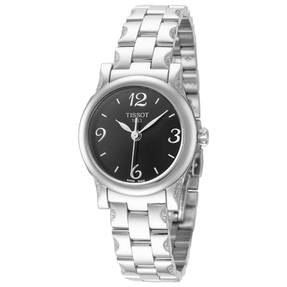 Front view of Tissot Stylis-T Women's Quartz Watch T0282101105701
