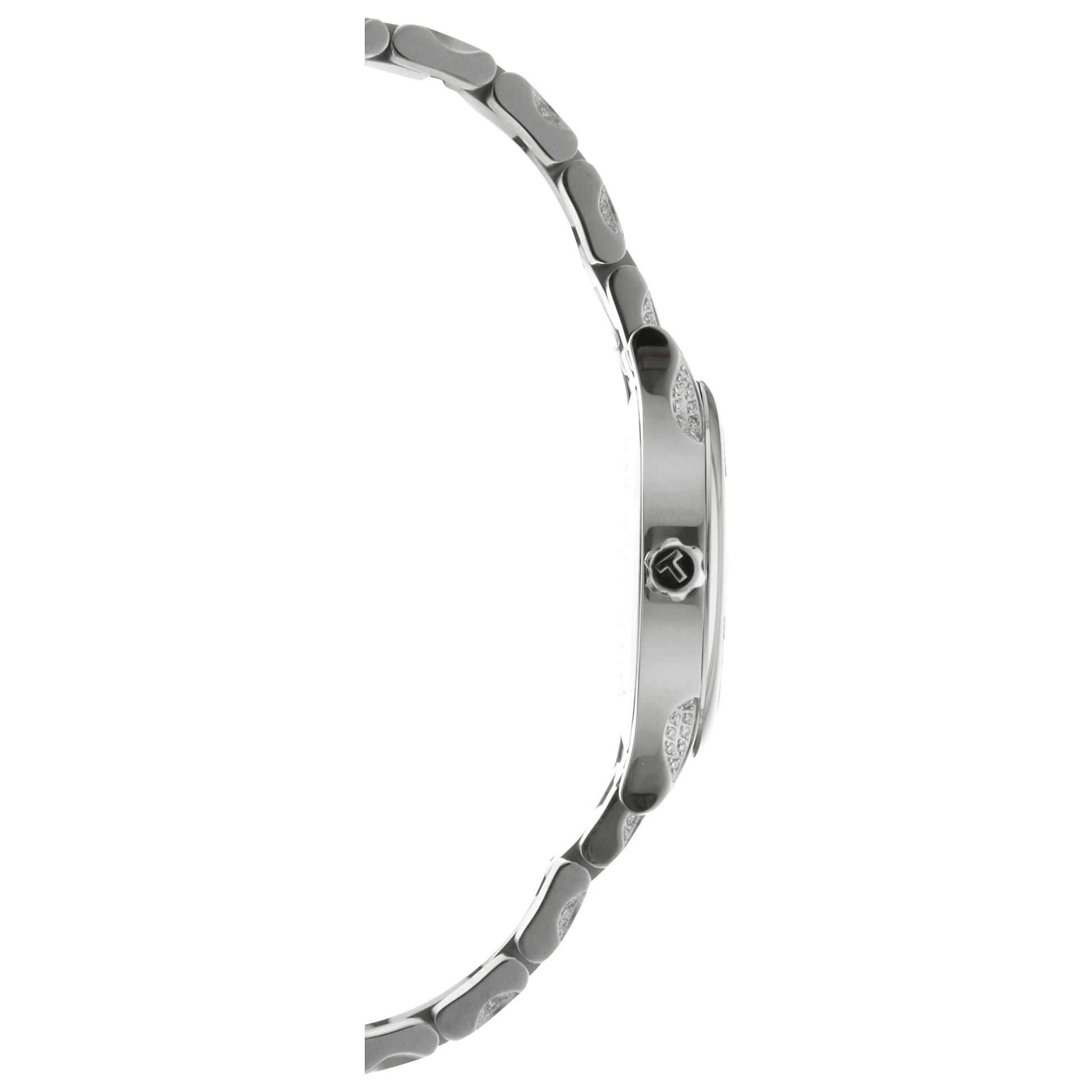 Left view of Tissot Stylis-T Women's Quartz Watch T0282101105701