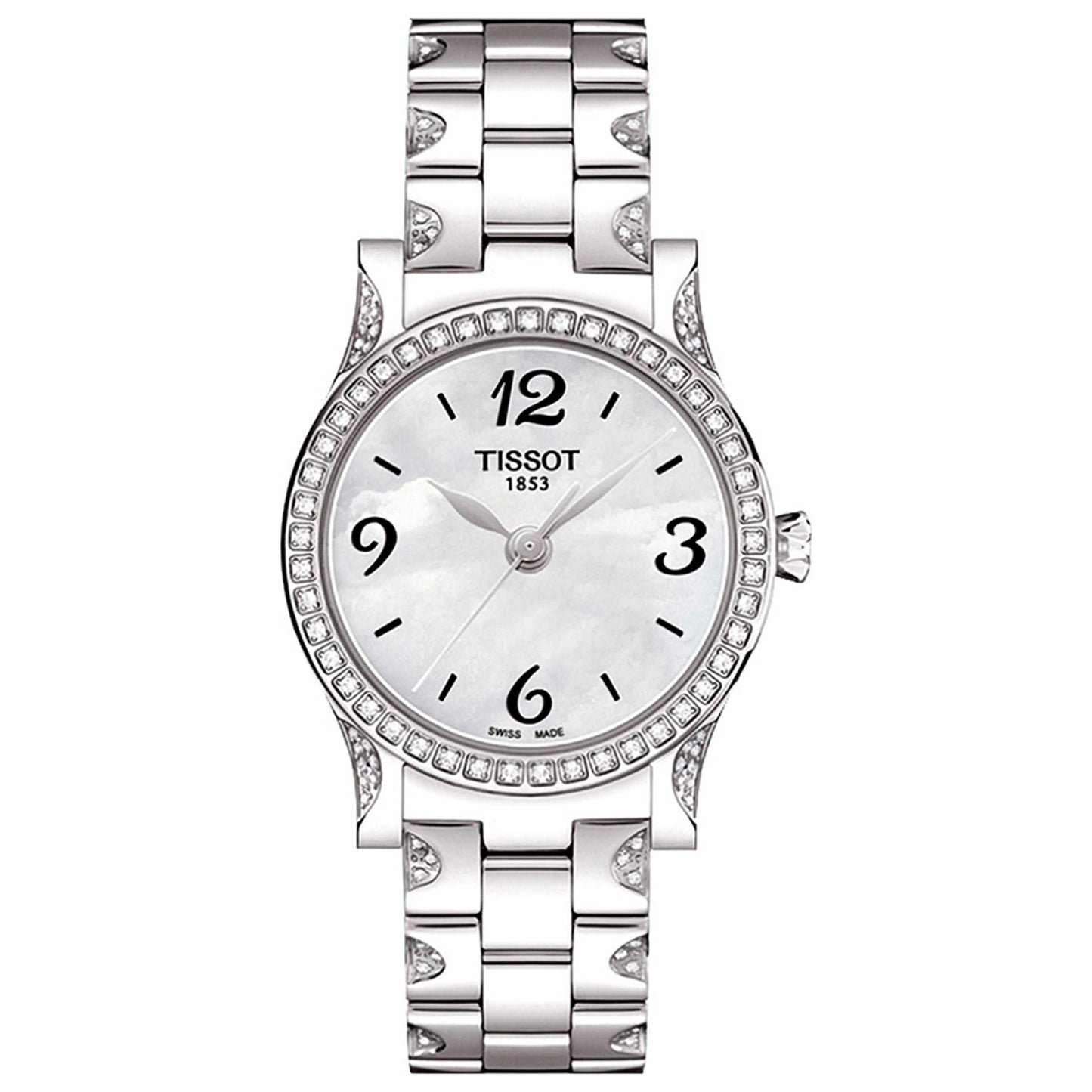 Front view of Tissot Stylis-T Women's Quartz Watch T0282101111700
