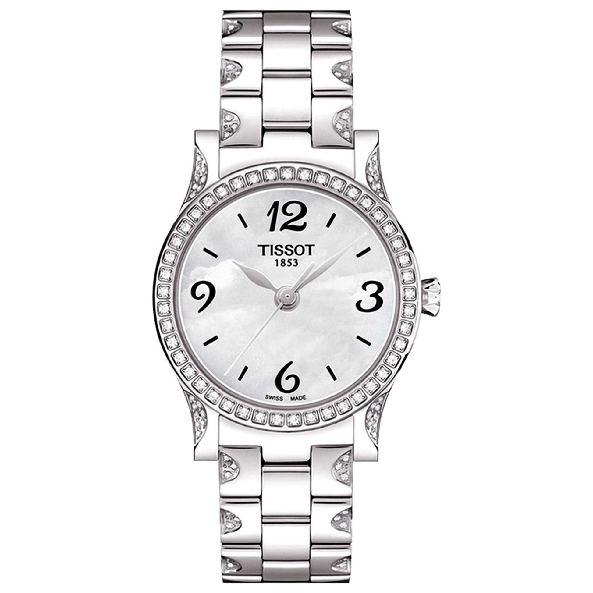 Front view of Tissot Stylis-T Women's Quartz Watch T0282101111700