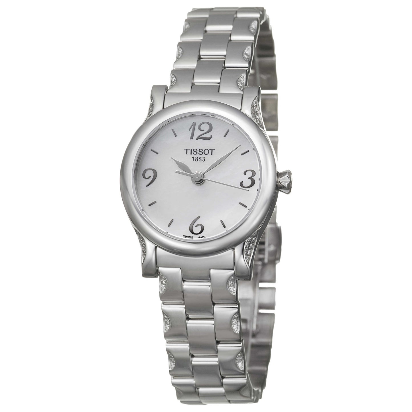 Front view of Tissot Stylis-T Women's Quartz Watch T0282101111701