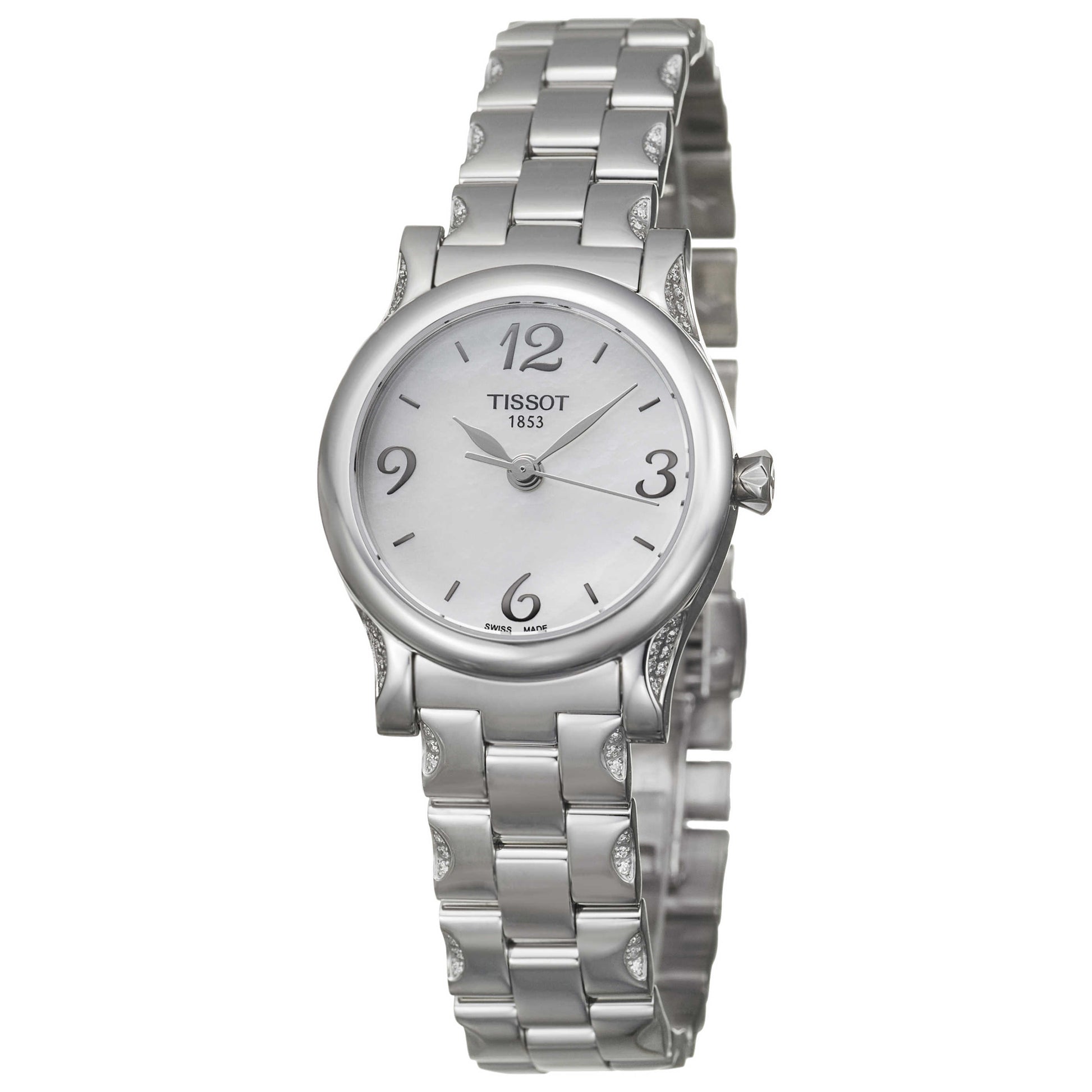 Front view of Tissot Stylis-T Women's Quartz Watch T0282101111701